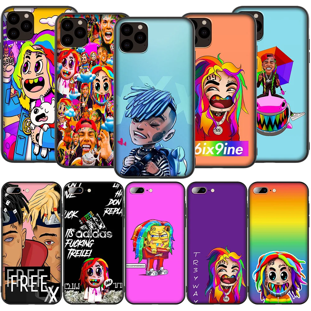 Силиконовый мягкий чехол Lavaza K135 Tekashi 69 6ix9ine для iPhone 12 Mini 11 Pro XS Max XR X 8 7 6 6S Plus 5 5S SE