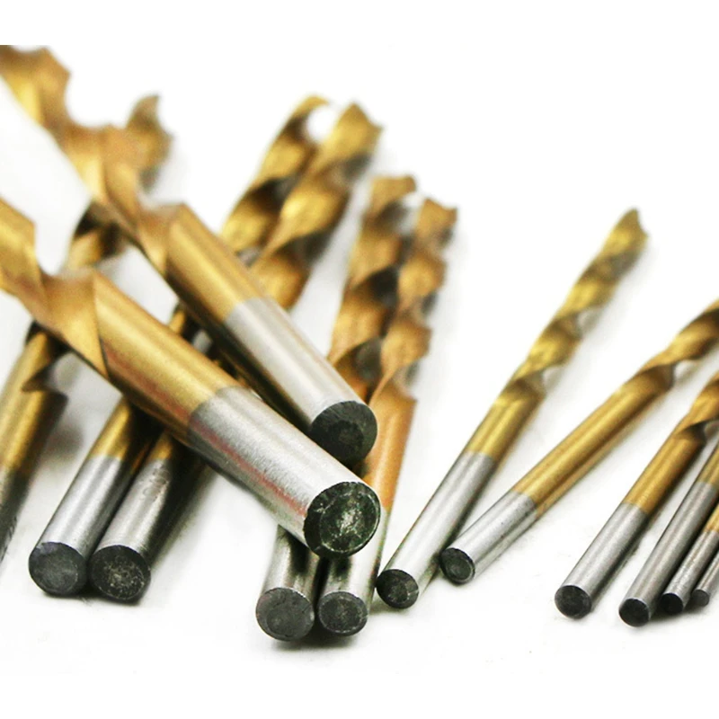 

13pcs/set High Speed Steel HSS Straight Shank Twist Drill Bits Electric Rotary N84C