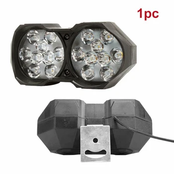 

1pcs 6000-6500K Motorcycle Motorbike Headlight 18LED Fog Head Spot Light Bulb Lamp 9V-32V DC For ATV ATV Scooter Lighting