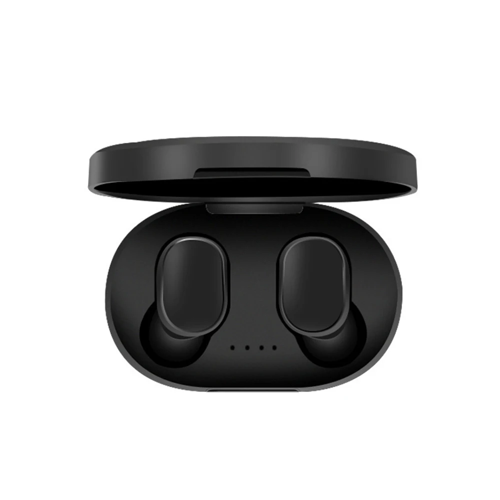 OEM Airdots, TWS Bluetooth 5,0 наушники стерео бас наушники 280 мАч зарядная коробка IPX4 Sweatproof наушники pk redmi Airdots - Цвет: A6S Black