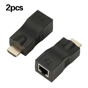 

CAT-5e CAT6 30M HDMI to RJ45 network cable extender repeater hdmi extensor 4 k hdmi 1.4 30 m extensor
