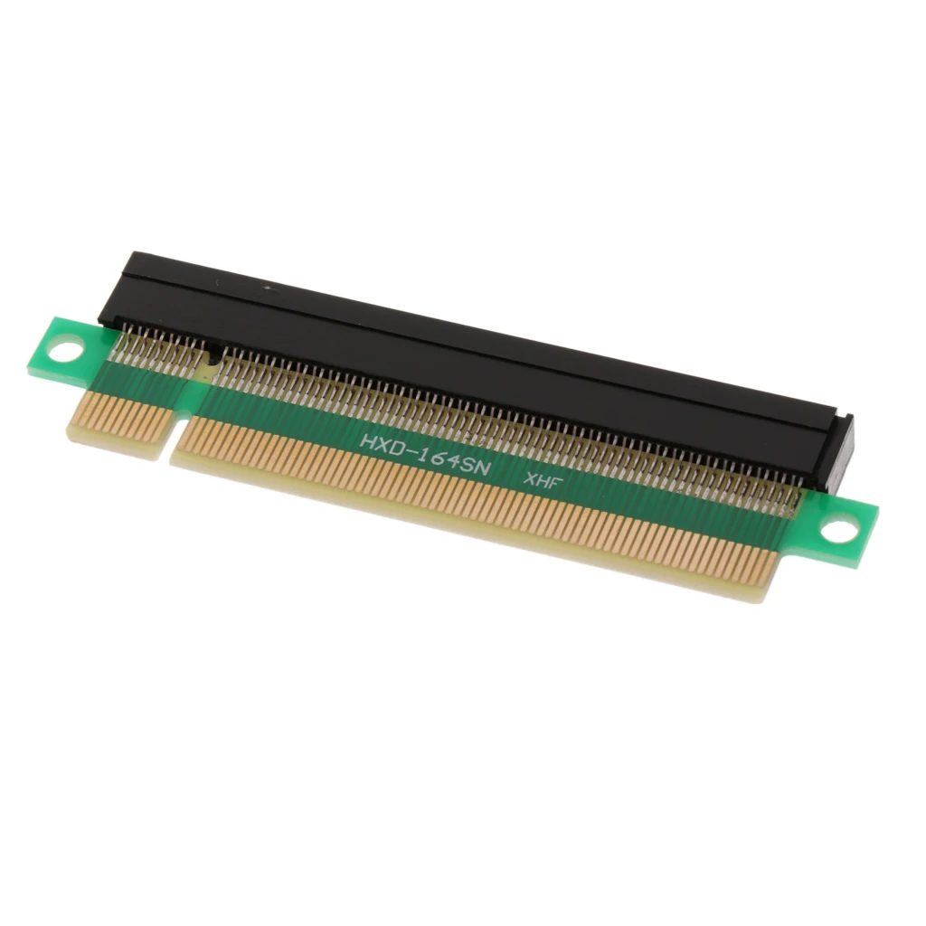 1Pack PCI-E 164-Pin PCI Express 16x Male to Female Extension Protector Riser Card