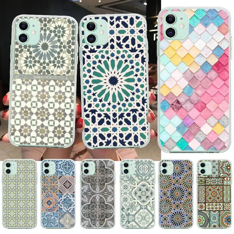 YJZFDYRM художественный декоративный марокканский чехол для телефона iPhone 11 pro XS MAX 8 7 6