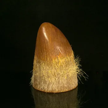 

Tibet solid ox horn sharp horn old ox horn raw material Fengshui small ornament