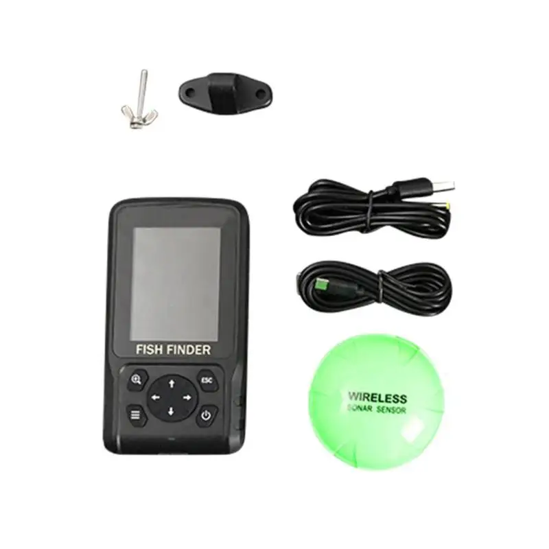 

Hot Sale Fishing Finder Tools Wear-resistant Wireless Fish Finder Sonar Sensor Transducer Echo Sounder Detector Depth