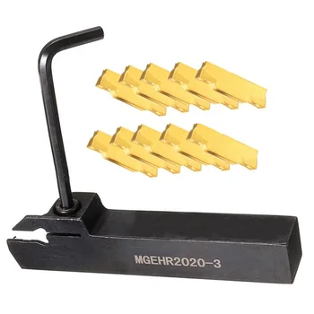 

Pro Lathe MGEHR2020-3 Tool Holder 10 Pcs MGMN300 Inserts Replacement Parting 3mm
