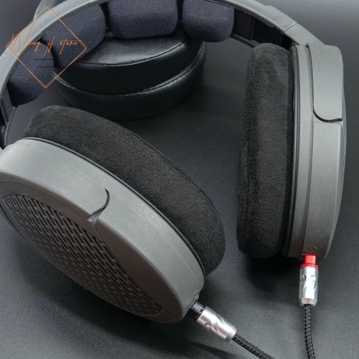 Micro Camurça Perfurado Fluxo de ar Almofadas de Ouvido Almofada para Sennheiser Hd650 Hd600 Hd580 Hd660s Hd565 Hd545 Fones de Ouvido Parte