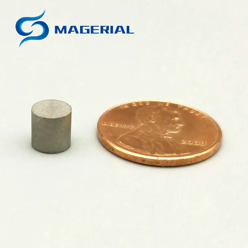 SmCo Magnet Thin Disc Diameter Dia. 6x6 mm Grade YXG28H 350 Degree C High Temperature Permanent Rare Earth Magnets 50pcs