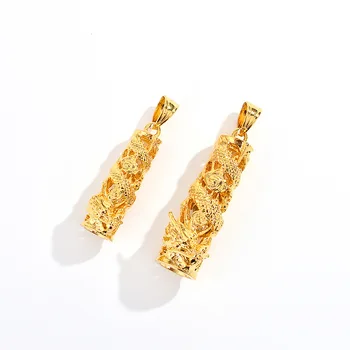 

Dragon Pattern Gold 14K Pendant for Women Female Girlfriend Birthday Gifts Pendant for Necklace without Chain Fine Jewelry