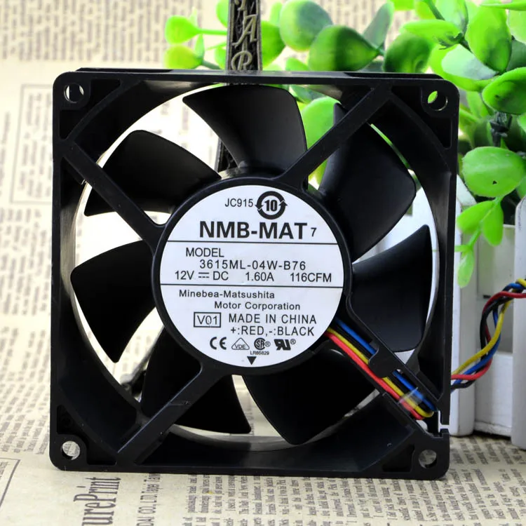 9038 12V 1.6A 9 см ШИМ 3615ML-04W-B76 защиты электродвигателя Вентилятор охлаждения