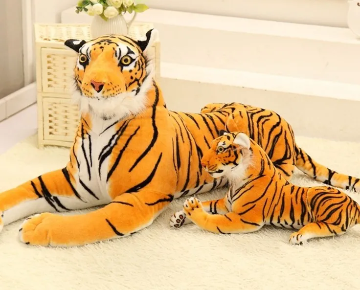 

High Quality Model Tiger Plush Toys Xiaohu Doll Home Decoration Gift South China Tiger Doll
