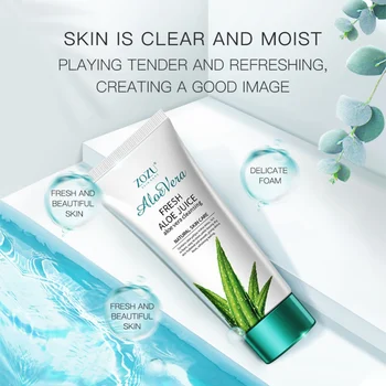

Aloe Facial Cleaning Deep Cleansing Face Cream Whitening Nourishing Moisturizing Oil Control Facial Clean Skin Care Product