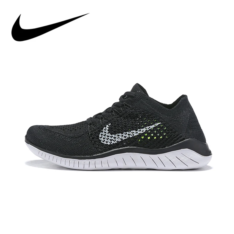 

Original Authentic Nike Free Rn Flyknit 5.0 Men's Running Shoes Breathable Soft Sport Outdoor Sneakers 2019 New 942838-001