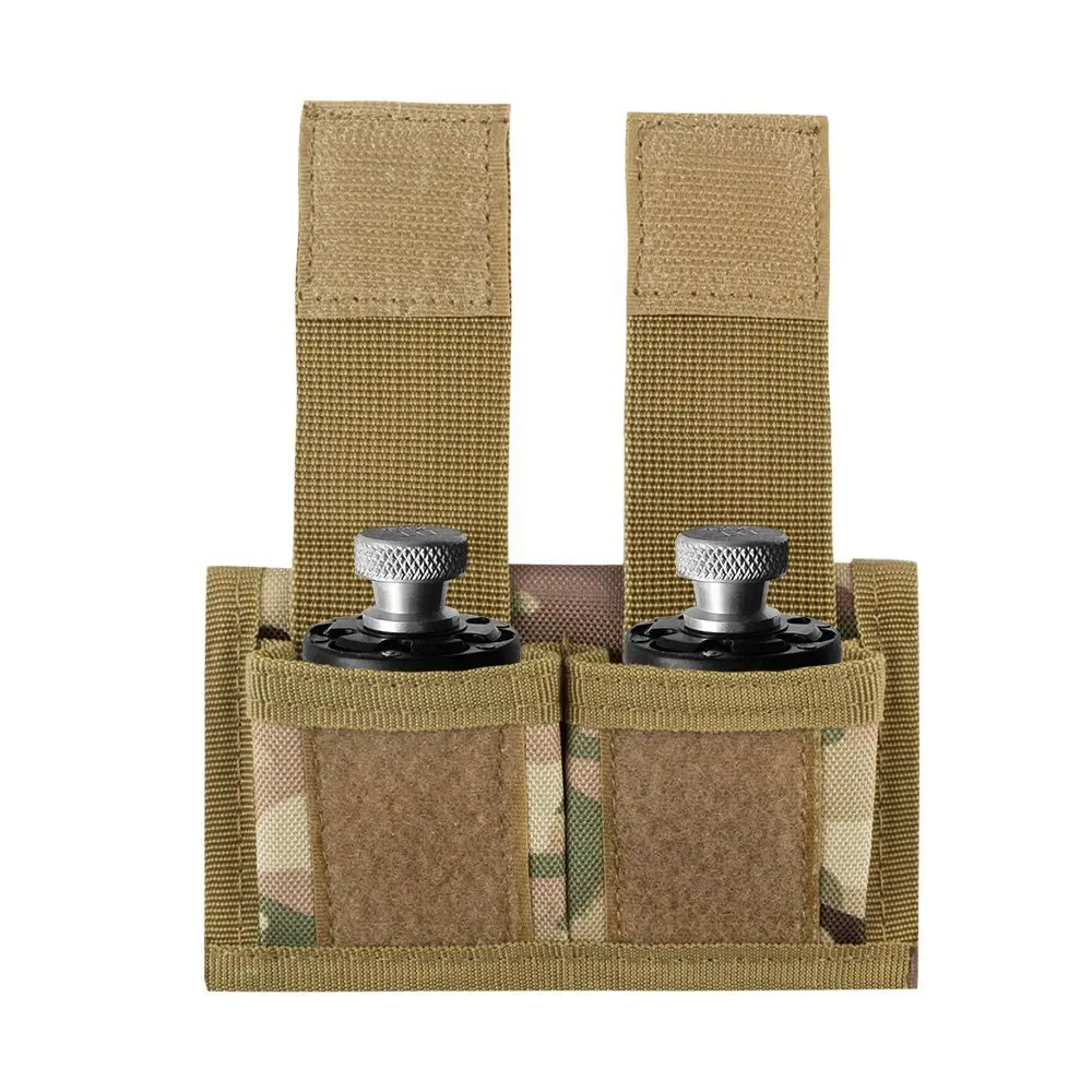 

Universal Double Speedloader Belt Pouch Holder Fit 22 Mag Thru 44 Mag