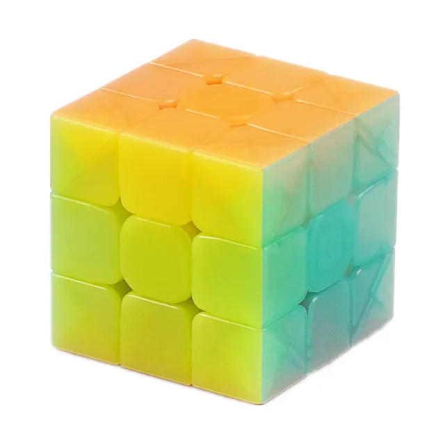 QiYi Warrior W 3x3x3 Jelly Cube Speed Cube 3X3 3Layers Speed Cube Professional Cubo Magico Puzzle Toy For Children Kids Gift Toy 3