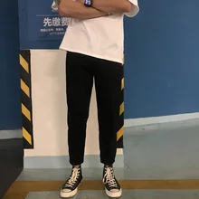 Комбинезоны мужские хан издание культивировать свою мораль досуг тренд Джокер SuShu ноги девять минут брюки в