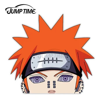 

Jump Time pain Yahiko Peeker Anime Peeking Funny Sticker Window Car Vinyl Decal Truck