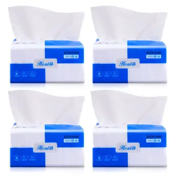 

4Pcs Multifold Toilet Paper Soft Strong Series 3-Ply Roll Sheets Bath Tissue