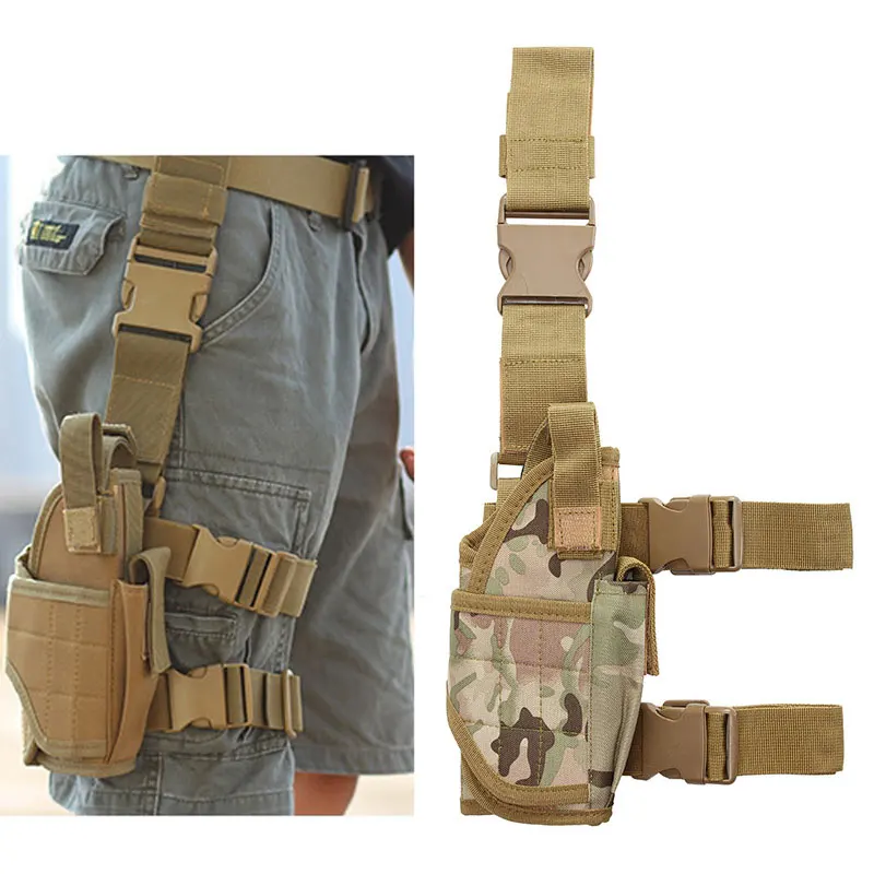 

Tactical Leg Bag Outdoor Multifunctional Camouflage Hunting Knife Molle Military Hunting Gun Accessory Pouch Tools Outdoor Bag