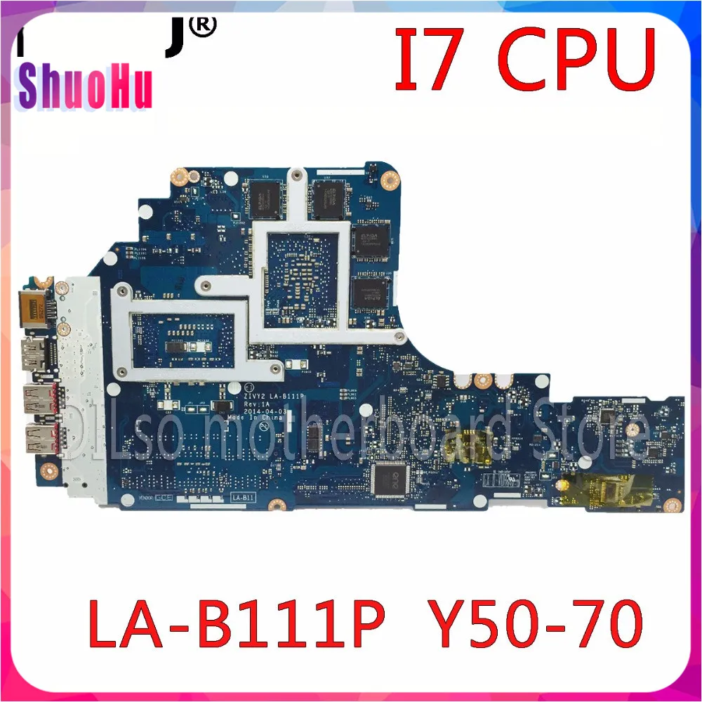 US $130.00 KEFU  ZIVY2 LAB111P I7 CPU GTX860M Original Test Motherboard Notebook For Lenovo Y5070 Laptop Motherboard DDR3 HM76