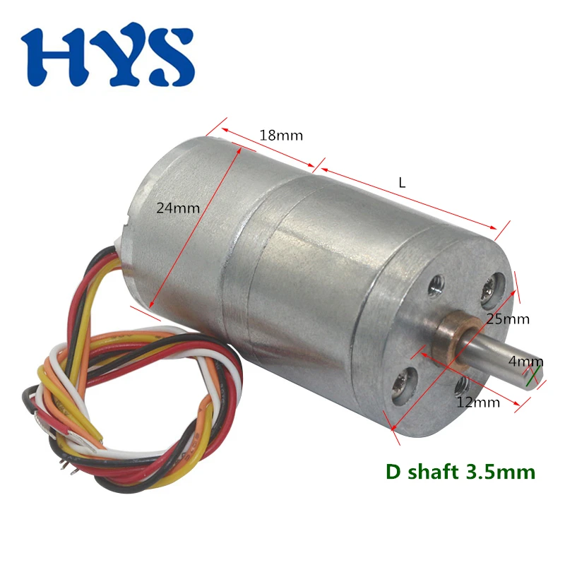 

HYS Brushless DC 12 Volt 24V Gear Motor Electric Motor Reducer Bldc 12V Micro Motors DC 12 V High speed 1977rpm self lock toys