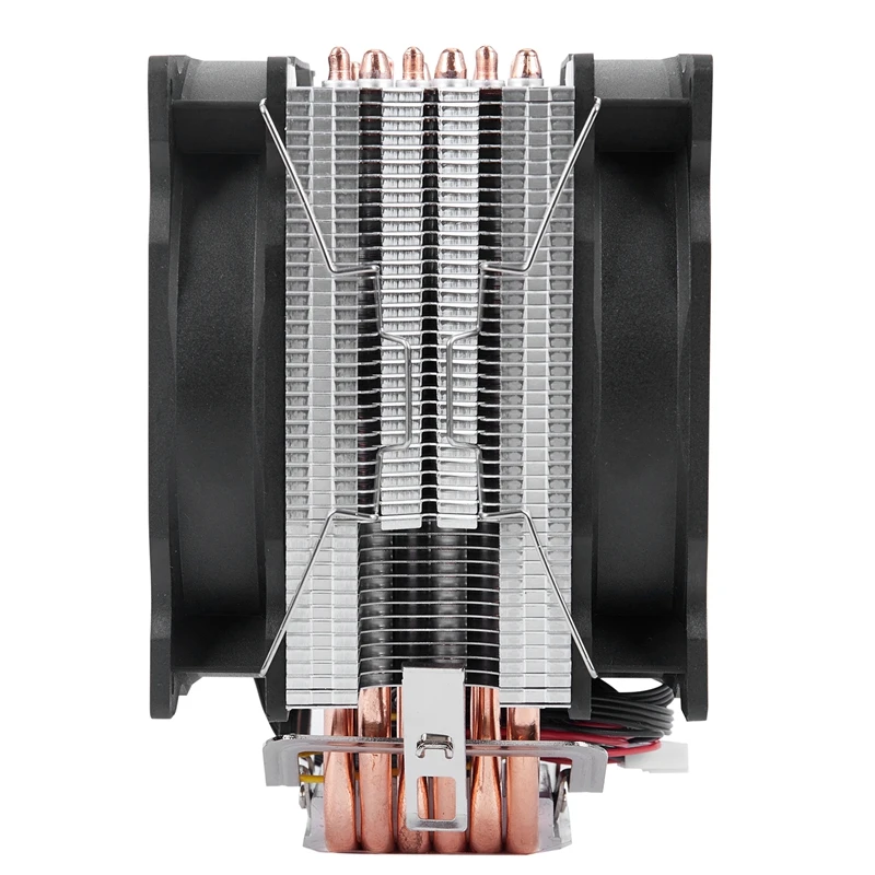 Снеговик 4PIN cpu cooler 6 heatpipe двойные вентиляторы охлаждения 12 см вентилятор LGA775 1151 115x1366 Поддержка Intel AMD