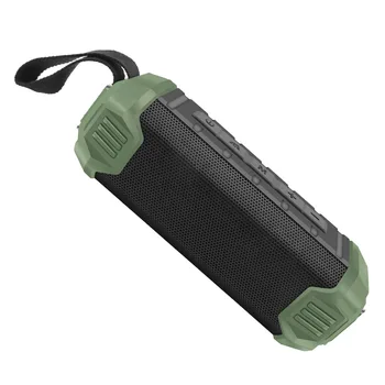 

ABKT-Newrixing Nr-1000 Bluetooth Speaker Portable Wireless 3D Stereo Speaker Subwoofer Hands-Free Audio Player Green Plastic