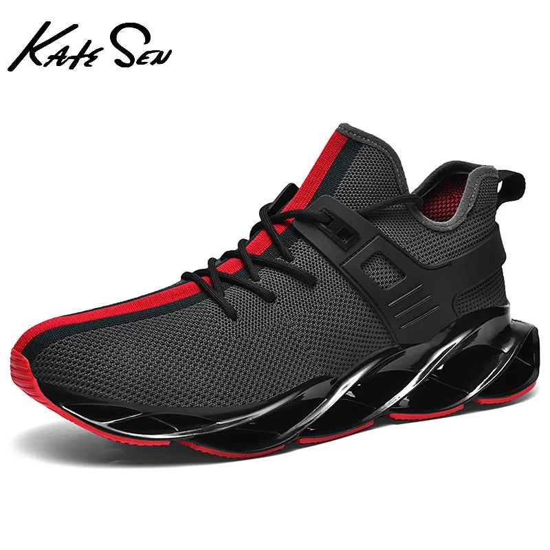 

2020 Men's Trend Lightweight Blade Running Sneakers Fitness Comfortable Soft Cushioning Athletic Training Footwear Sports Shoes