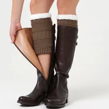 La maxza высокое качество Для женщин зимний теплый вязаный гетры вязанные крючком Леггинсы сапоги из замши or мягкие сапоги носки Лидер продаж Мода подарок k2183