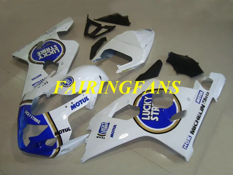Комплект обтекателей для мотоцикла SUZUKI GSXR600 750 K4 04 05 GSXR 600 GSXR750 2004 2005 ABS белые синие