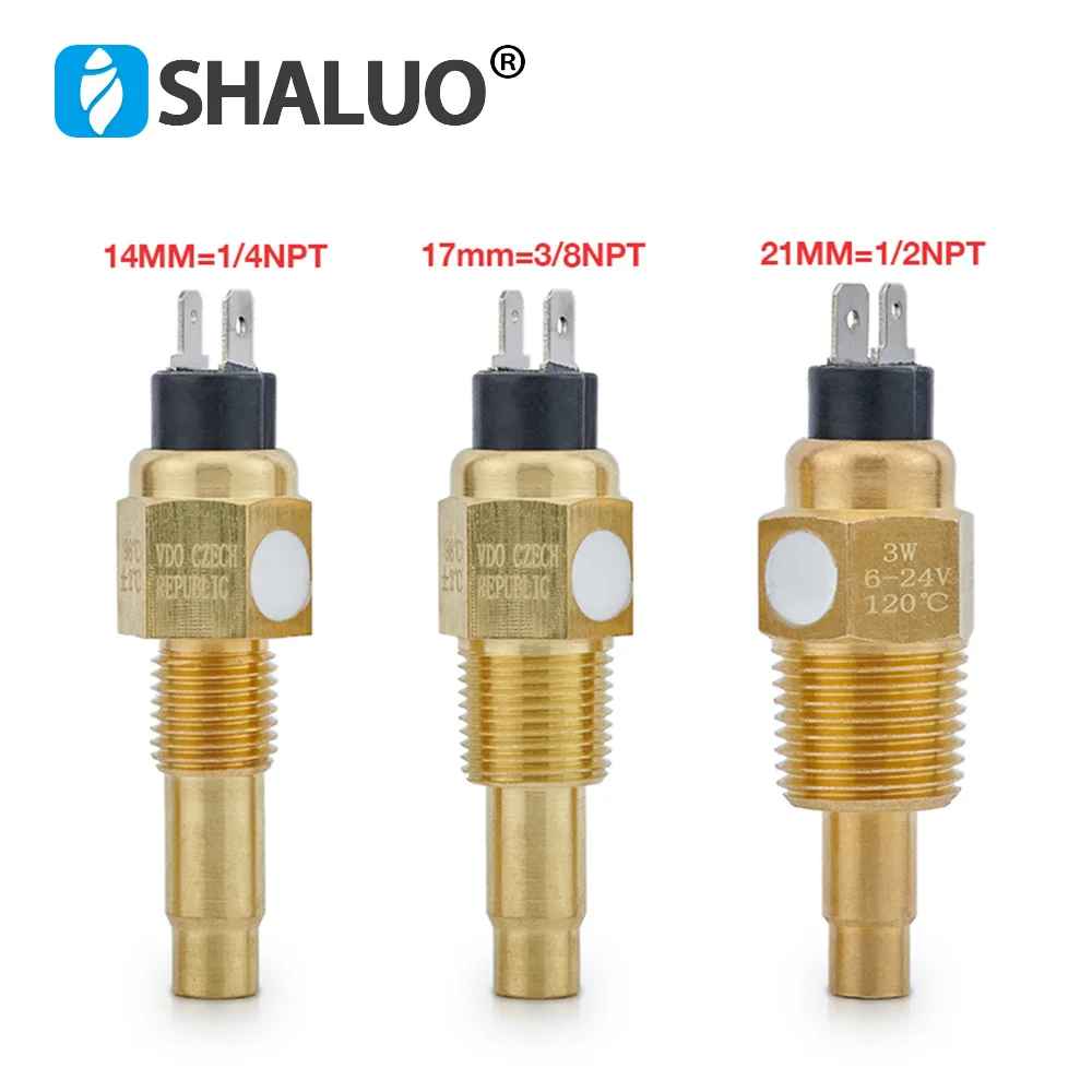 Description Picture 4 of itemVDO Diesel Engine Water Temperature Sensor 120C alarm generator part transmision universal origin electric sensor NO working way