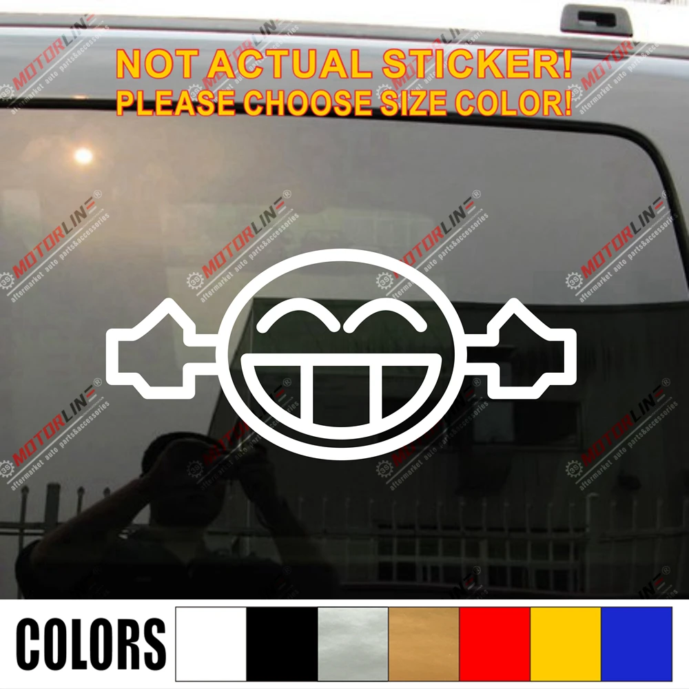 Too Loud Funny Exhaust Decal Sticker JDM Drift Car Trunk Window Vinyl