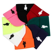 Мужская и женская осенняя и зимняя новая шапка s теплый вязаный капюшон Женская Повседневная шапочка Мужская хип-хоп шапка