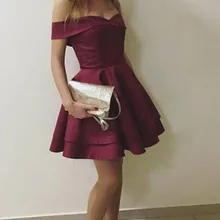 А-силуэт/принцесса без рукавов с открытыми плечами атласные слои Короткие/Мини-платья