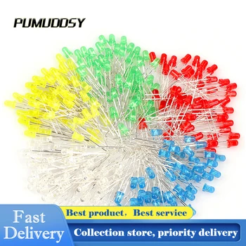 

200 pcs/Lot 3MM LED Diode Round Yellow Color Light Lamp F3 DIP Highlight