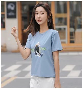 

2020 T-shirt female bottoming shirt spring and summer new loose large size V-neck modal short-sleeved White