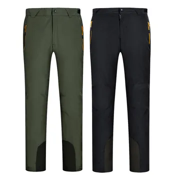 

2019 men and women outdoor two-piece trousers hiking pants outdoor sports pants hiking pants fleece liner detachable