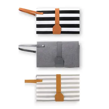 

Travel Waterproof Diaper Changing Mat Portable Newborn Baby Nappy Changing Pad Station
