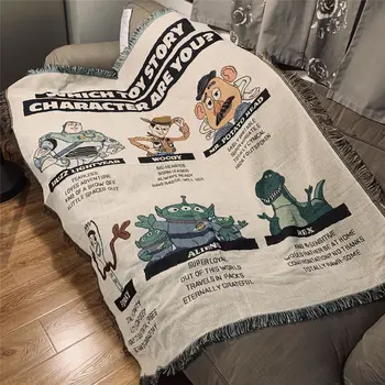 

Carton Toy Blanket Home Camping Aircraft Blankets Sofa Decorative Towel