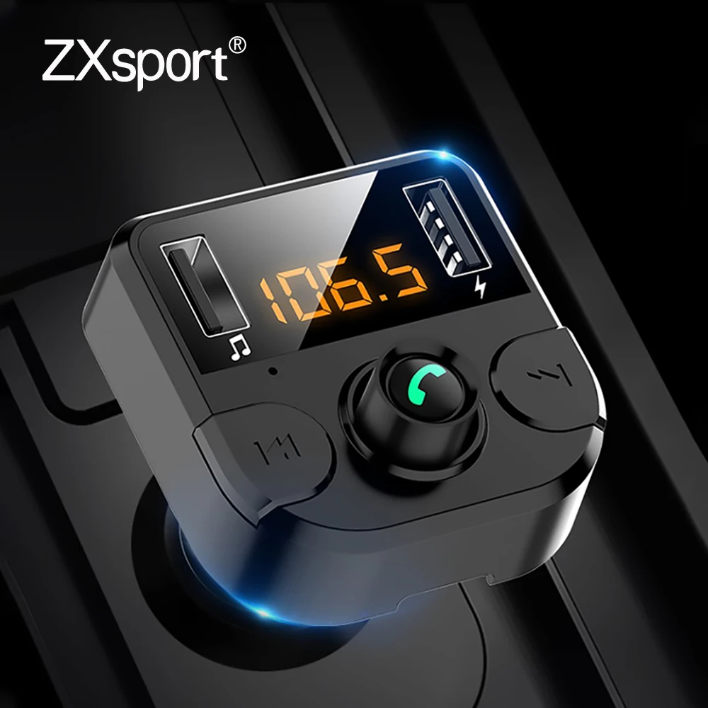 Автомобильный fm-передатчик Bluetooth 5 0 автомобиля Mp3 плеер Fm модулятор адаптер для