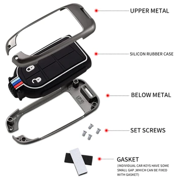 2 3 4 5 pulsanti portachiavi remoto per Dodge Charger Challenger Durango Journey Jeep Grand Cherokee Renegade Fiat Freemont - 2 3 4 5 pulsanti portachiavi remoto per Dodge Charger Challenger Durango Journey Jeep Grand