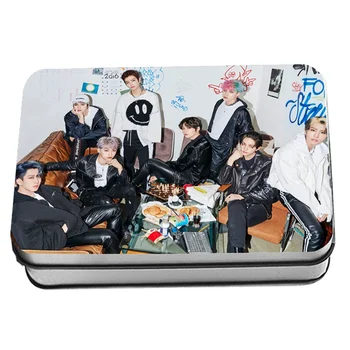 

High Quality 40Pcs/Iron Box Kpop Stray Kids Go Live Polaroid Lomo Photo Card Collective Cards