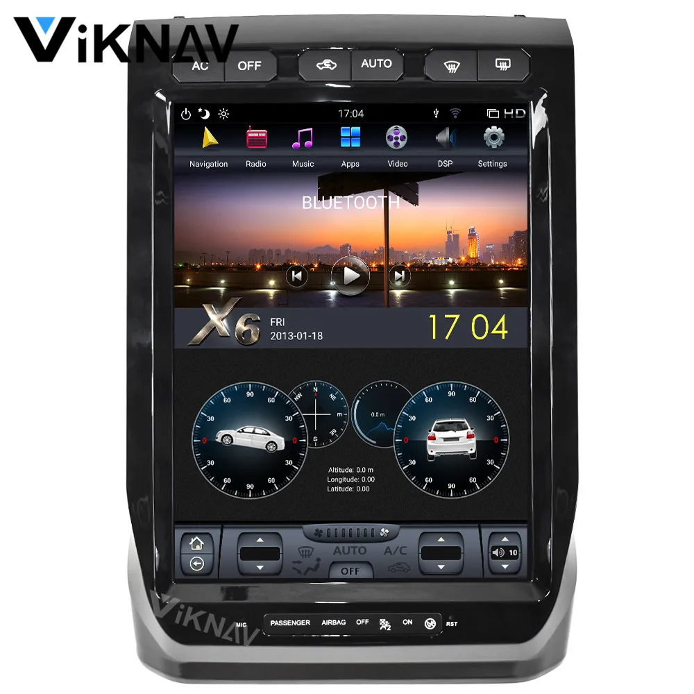 

13” android 2din multimedia player For-FORD F150 Raptor 2015 2016 2017 2018 2019 car Radio stereo autoradio Tesla DVD player