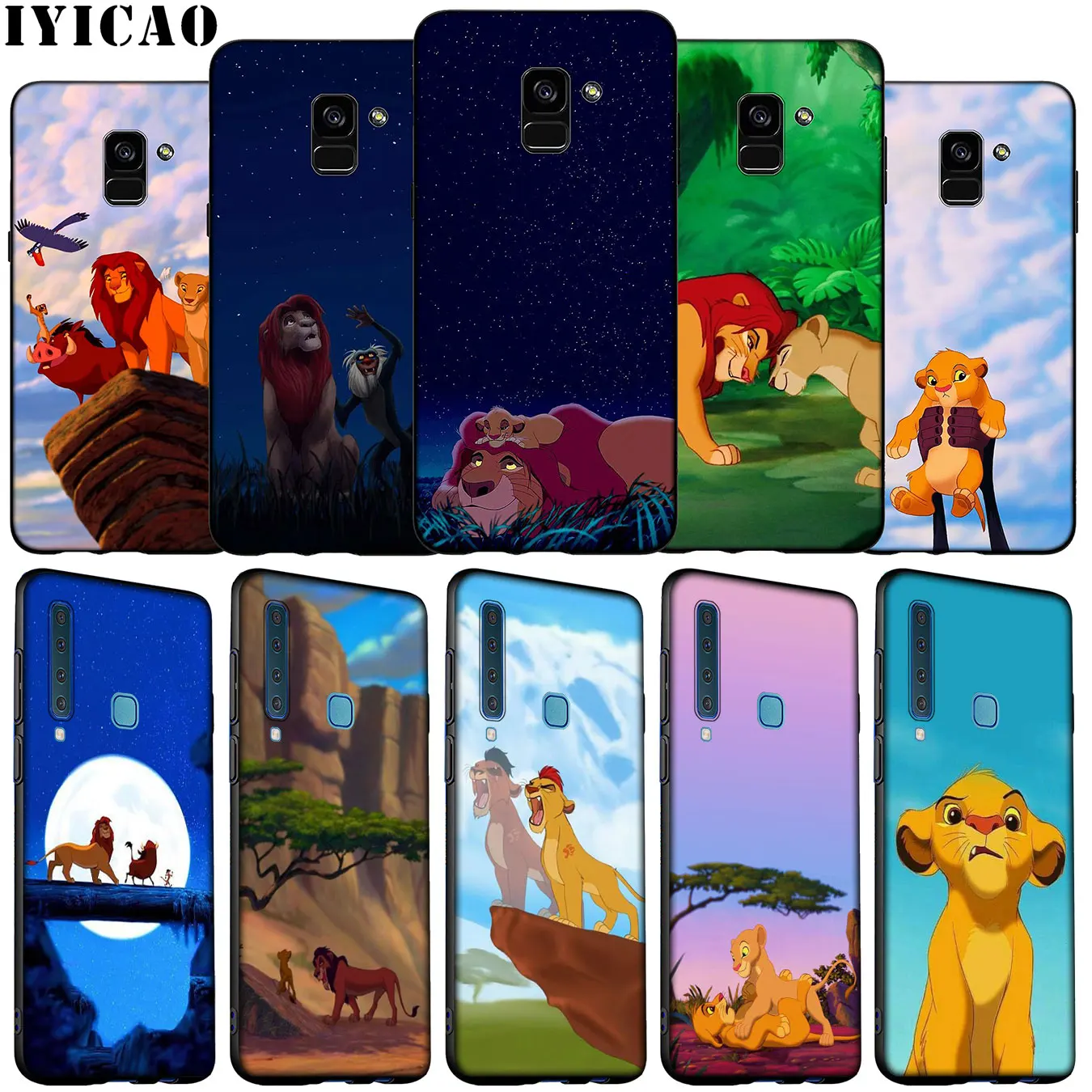 IYICAO The Lion King Best Soft Phone Case for Samsung Galaxy A51 A71 A81 A91 A41 A21 A11 A01 A2 Core J8 J7 J6 J4 Plus Prime 2018 |