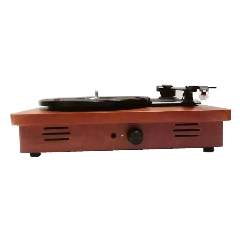 

Wooden vinyl record player turntable playback gramophone retro record player 33/45/78 speed Bluetooth playback