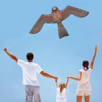 

Emulation Black Bird Repellent Hawk Flying Kite Scarer Bird Repeller Pigeon Repellent Insect Pest Control For Scarecrow Garden