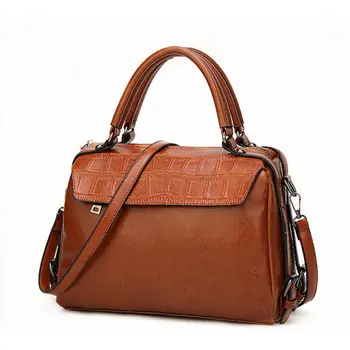 

2019 Retro Women Handbags Pocket Female Messenger Bags Women Luxury Leather Shoulder Bag Fashion Casual Lady Tote