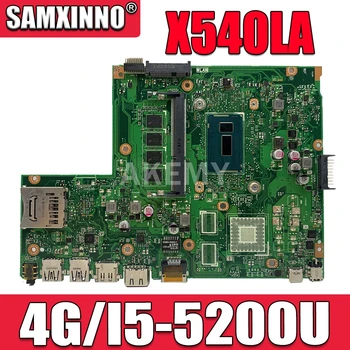 

New 90NB0B00-R00050 X540LJ REV2.1 Mianboard For ASUS X540LA F540L A540L Laptop Motherboard 4G/I5-5200U GMA