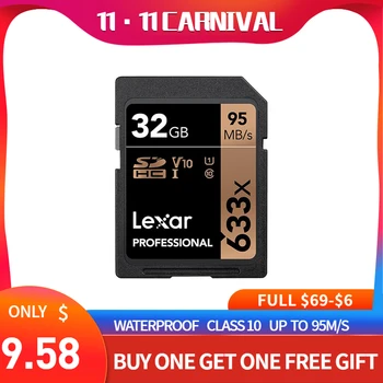 

Lexar 633X U3 sd card 32GB 64GB 128GB Free Shiping Class10 Memory Card tablet cartao de memoria sd for camera smartphone laptop