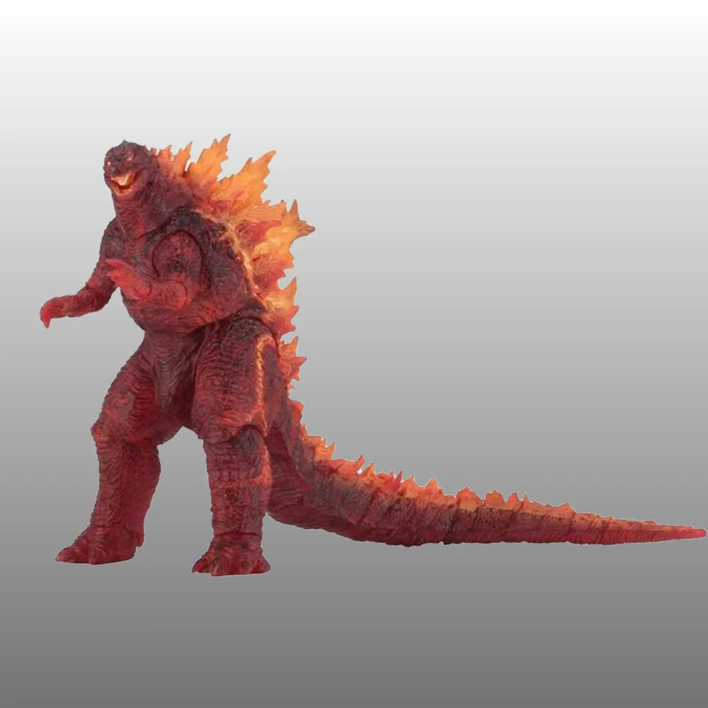 

NECA Red Fire burning Gojira Articulated PVC Action Figure Collectible Model Toy